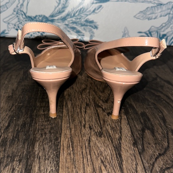 Joy And Love Nude Slingback Heels - Picture 2 of 3